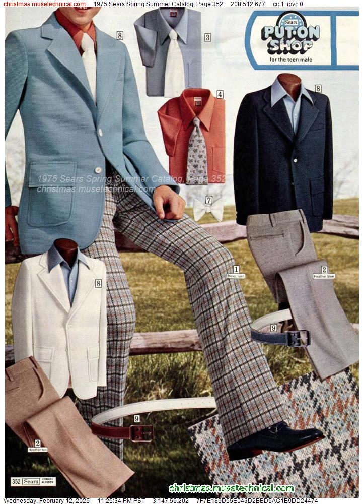 1975 Sears Spring Summer Catalog, Page 352