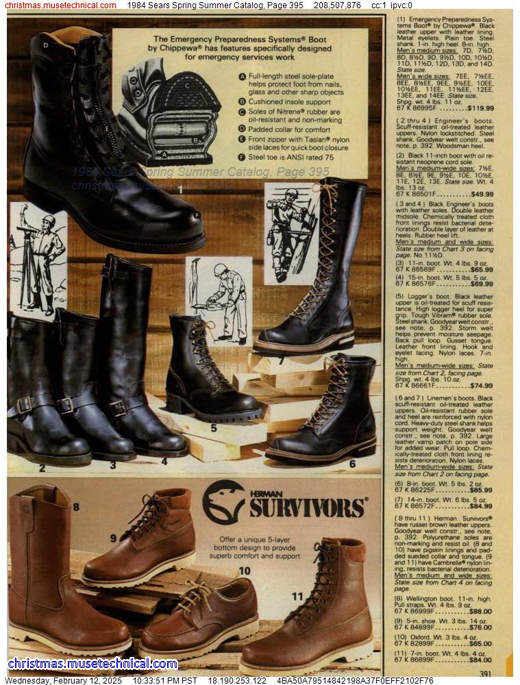 1984 Sears Spring Summer Catalog, Page 395