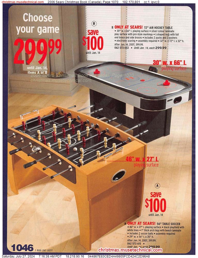 2006 Sears Christmas Book (Canada), Page 1070