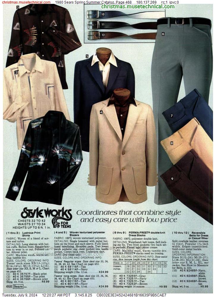 1980 Sears Spring Summer Catalog, Page 468