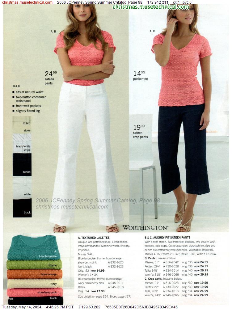 2006 JCPenney Spring Summer Catalog, Page 98