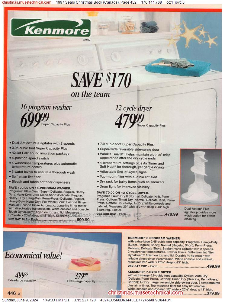 1997 Sears Christmas Book (Canada), Page 452