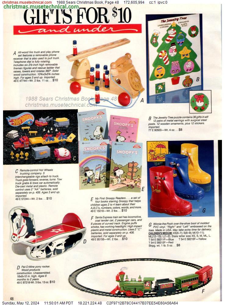 1988 Sears Christmas Book, Page 48