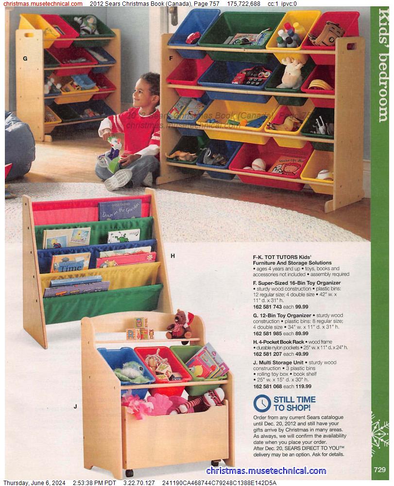 2012 Sears Christmas Book (Canada), Page 757
