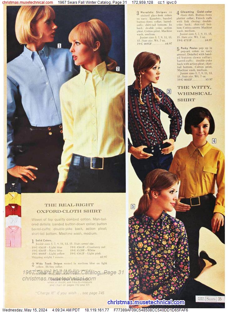 1967 Sears Fall Winter Catalog, Page 31