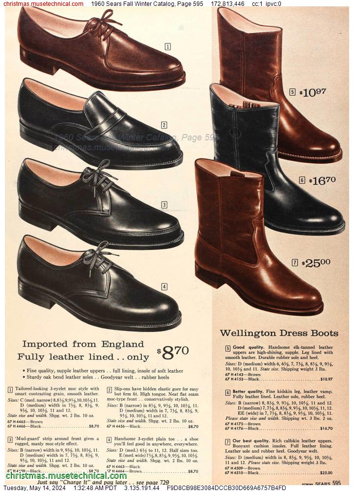 1960 Sears Fall Winter Catalog, Page 595