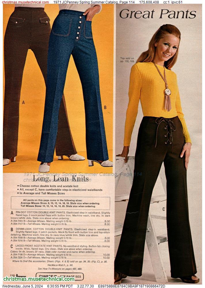 1971 JCPenney Spring Summer Catalog, Page 114