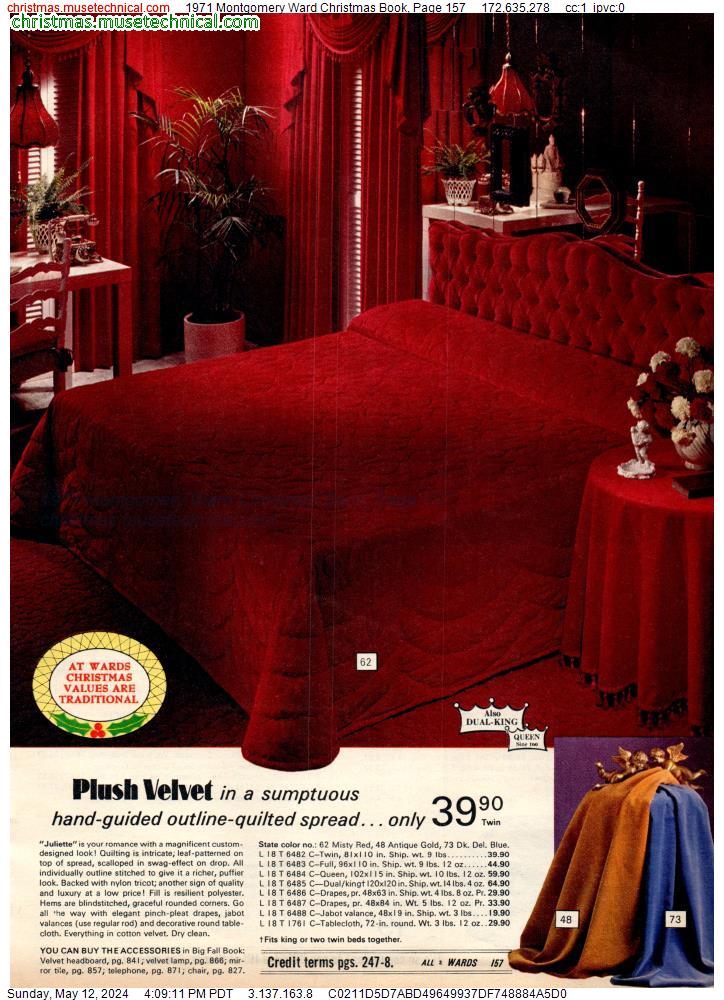 1971 Montgomery Ward Christmas Book, Page 157