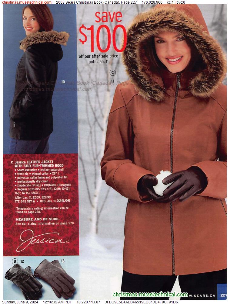 2008 Sears Christmas Book (Canada), Page 227