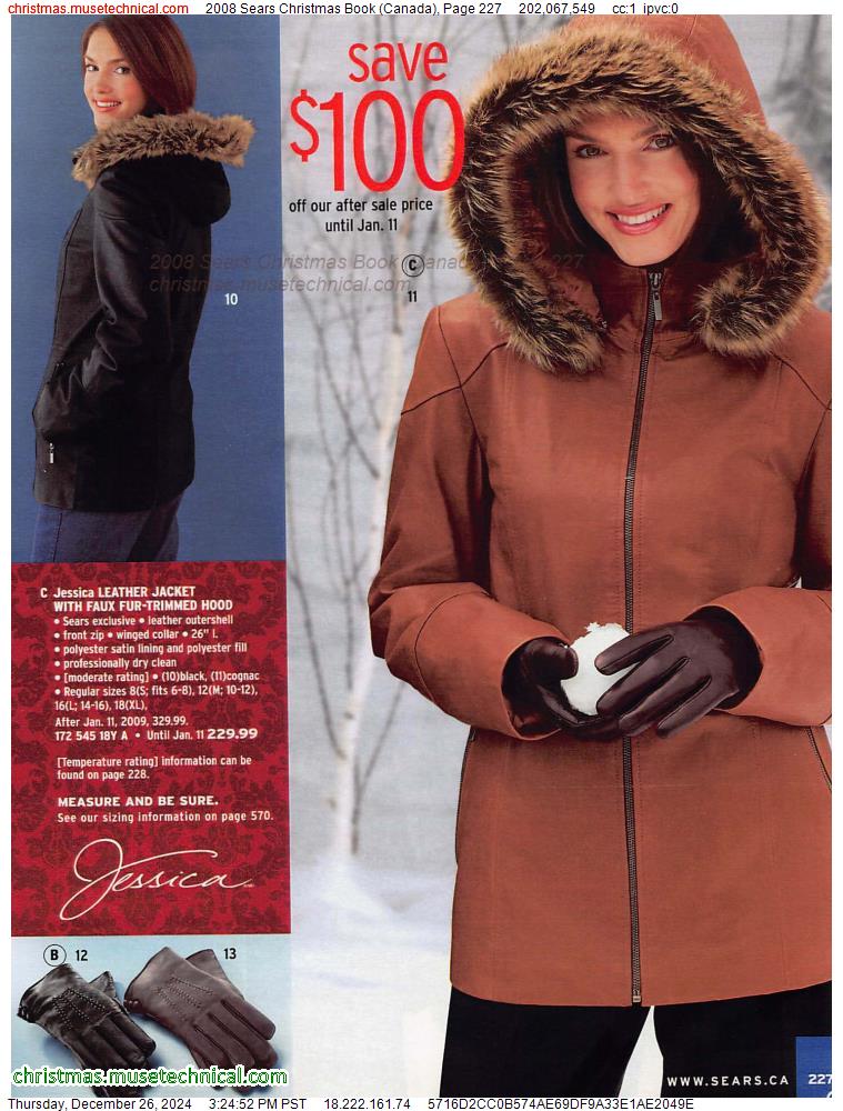 2008 Sears Christmas Book (Canada), Page 227