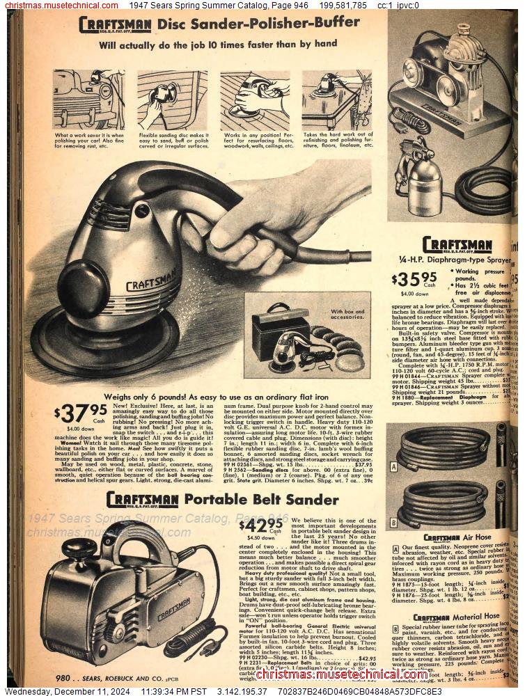 1947 Sears Spring Summer Catalog, Page 946