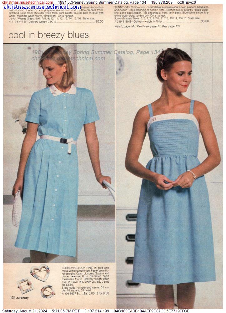 1981 JCPenney Spring Summer Catalog, Page 134