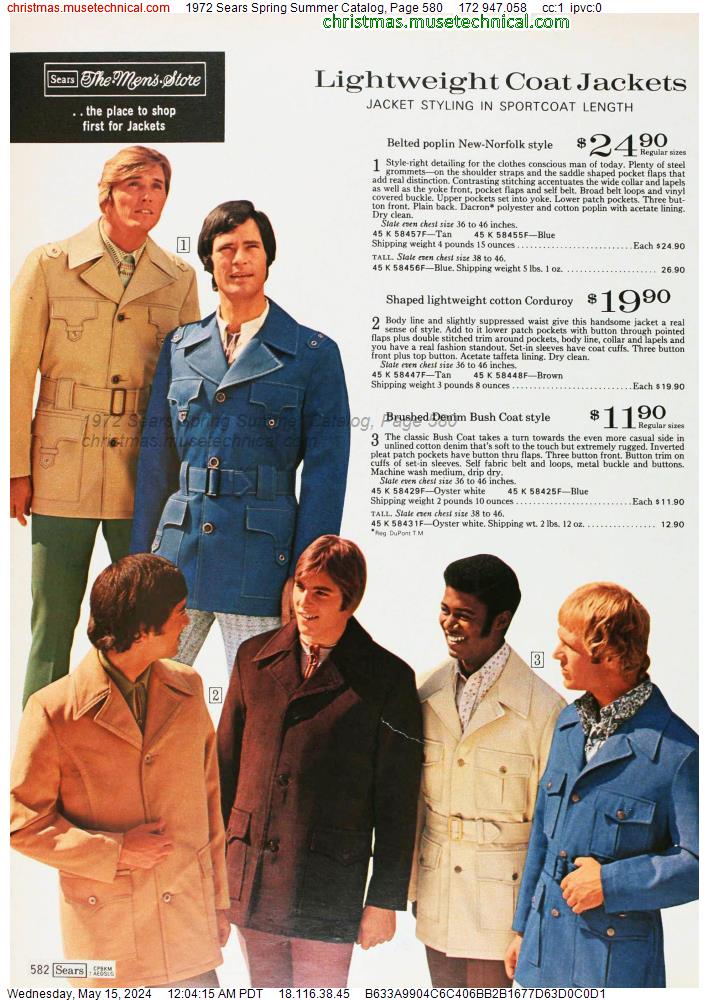 1972 Sears Spring Summer Catalog, Page 580