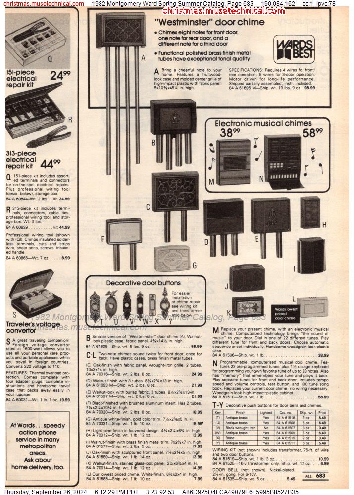 1982 Montgomery Ward Spring Summer Catalog, Page 683