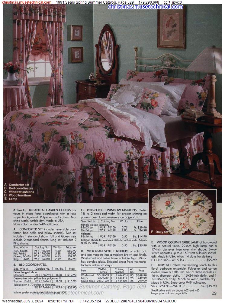 1991 Sears Spring Summer Catalog, Page 529