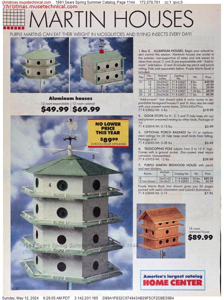 1991 Sears Spring Summer Catalog, Page 1144