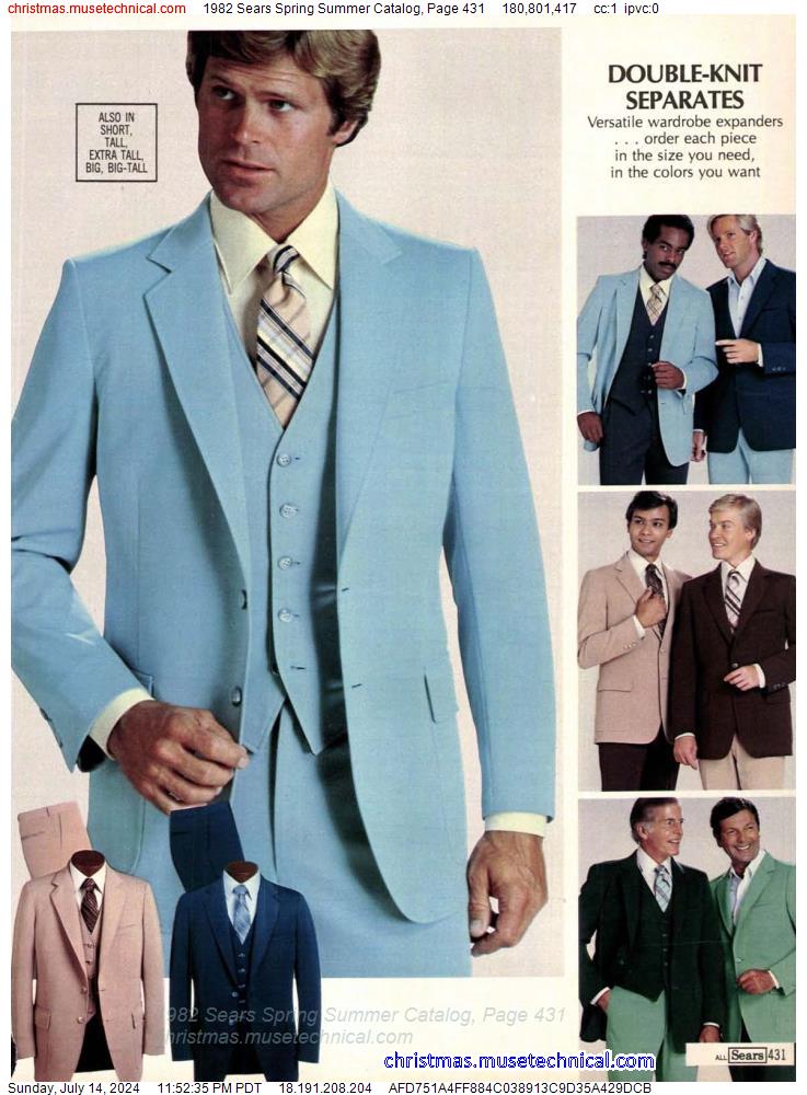 1982 Sears Spring Summer Catalog, Page 431
