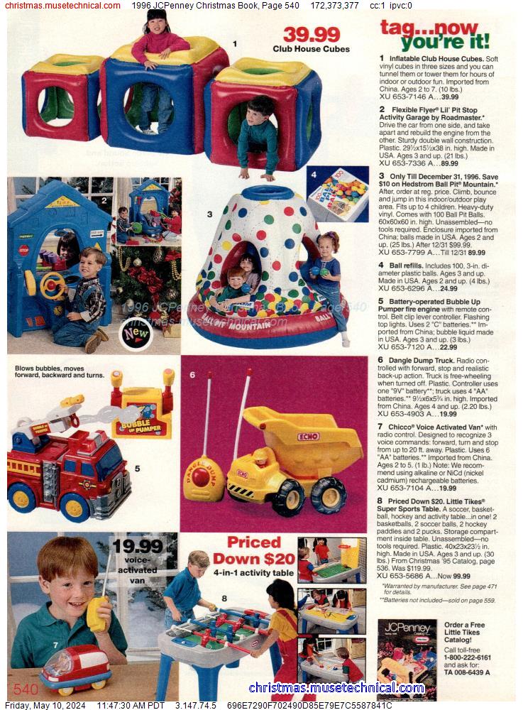 1996 JCPenney Christmas Book, Page 540