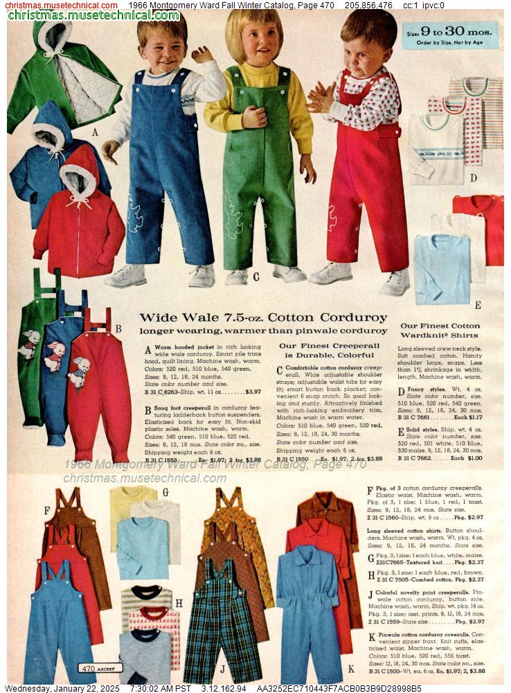 1966 Montgomery Ward Fall Winter Catalog, Page 470