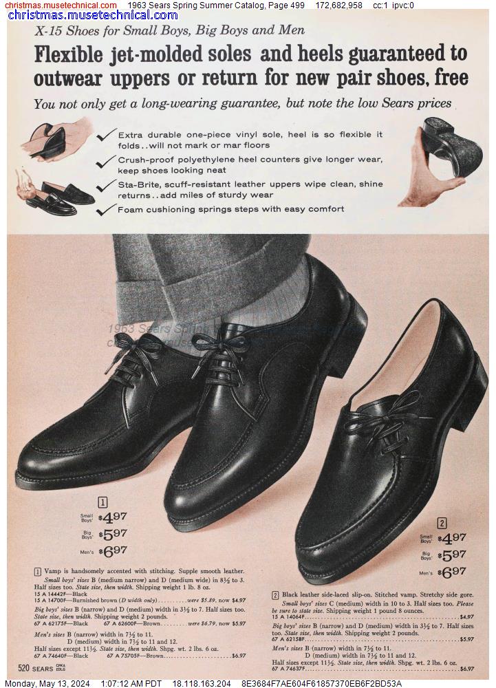 1963 Sears Spring Summer Catalog, Page 499