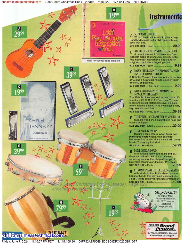 2000 Sears Christmas Book (Canada), Page 822