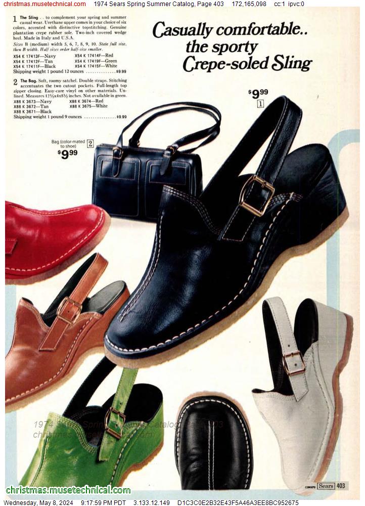 1974 Sears Spring Summer Catalog, Page 403