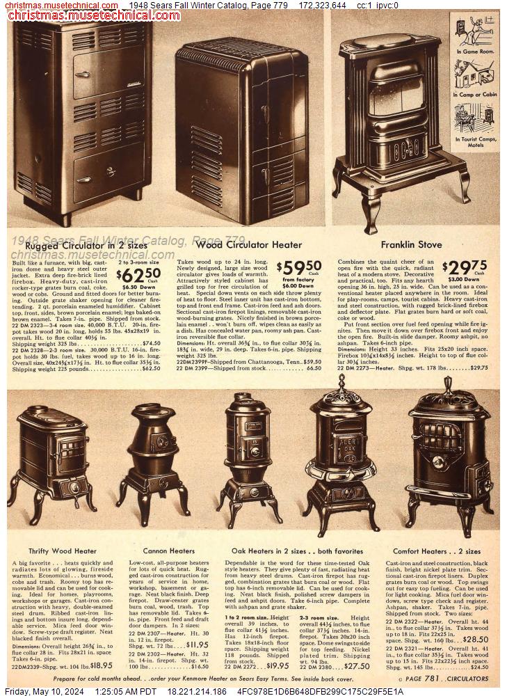 1948 Sears Fall Winter Catalog, Page 779