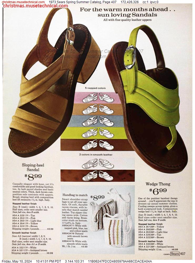 1973 Sears Spring Summer Catalog, Page 407