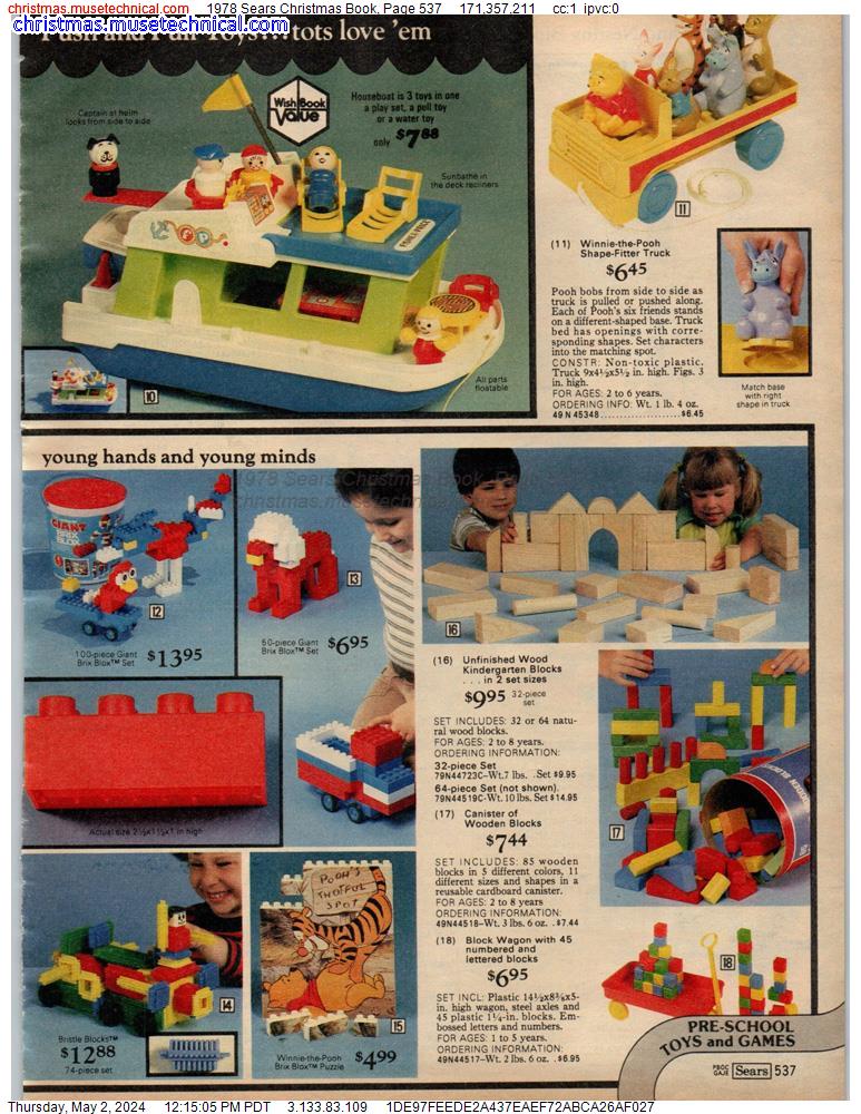 1978 Sears Christmas Book, Page 537
