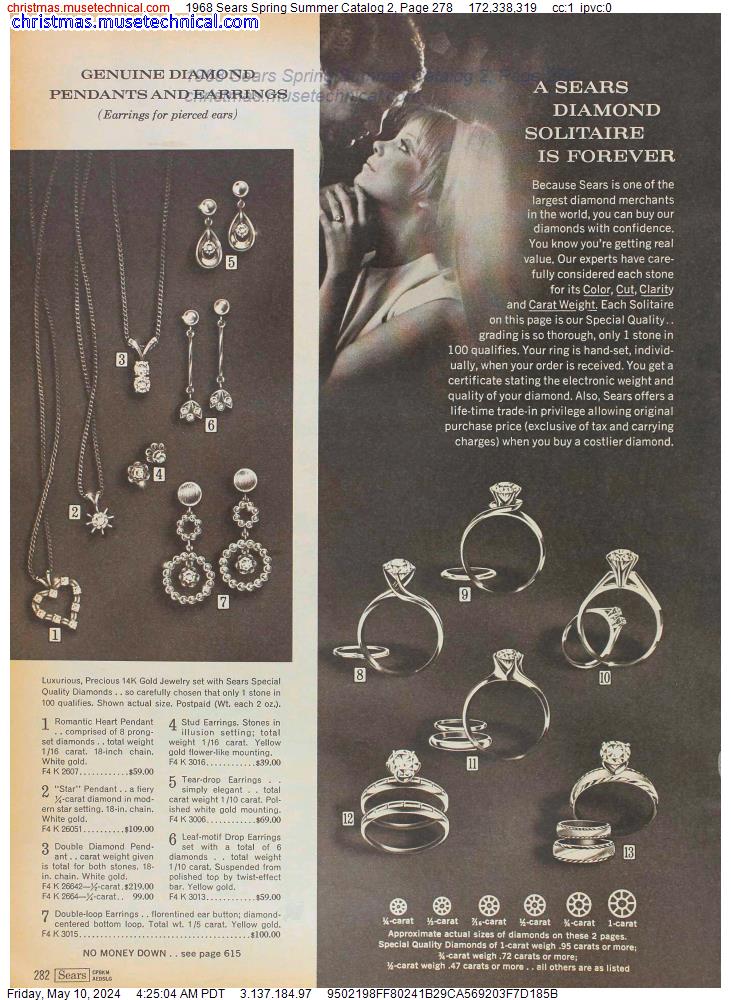 1968 Sears Spring Summer Catalog 2, Page 278