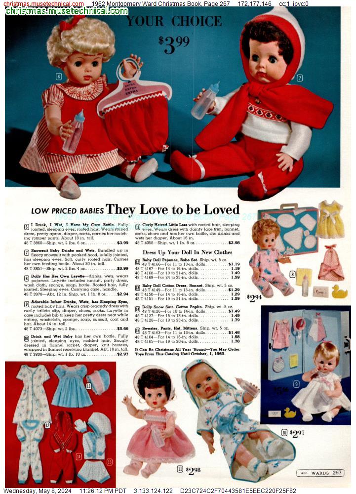 1962 Montgomery Ward Christmas Book, Page 267