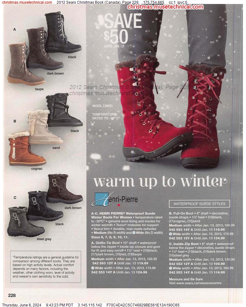 2012 Sears Christmas Book (Canada), Page 228