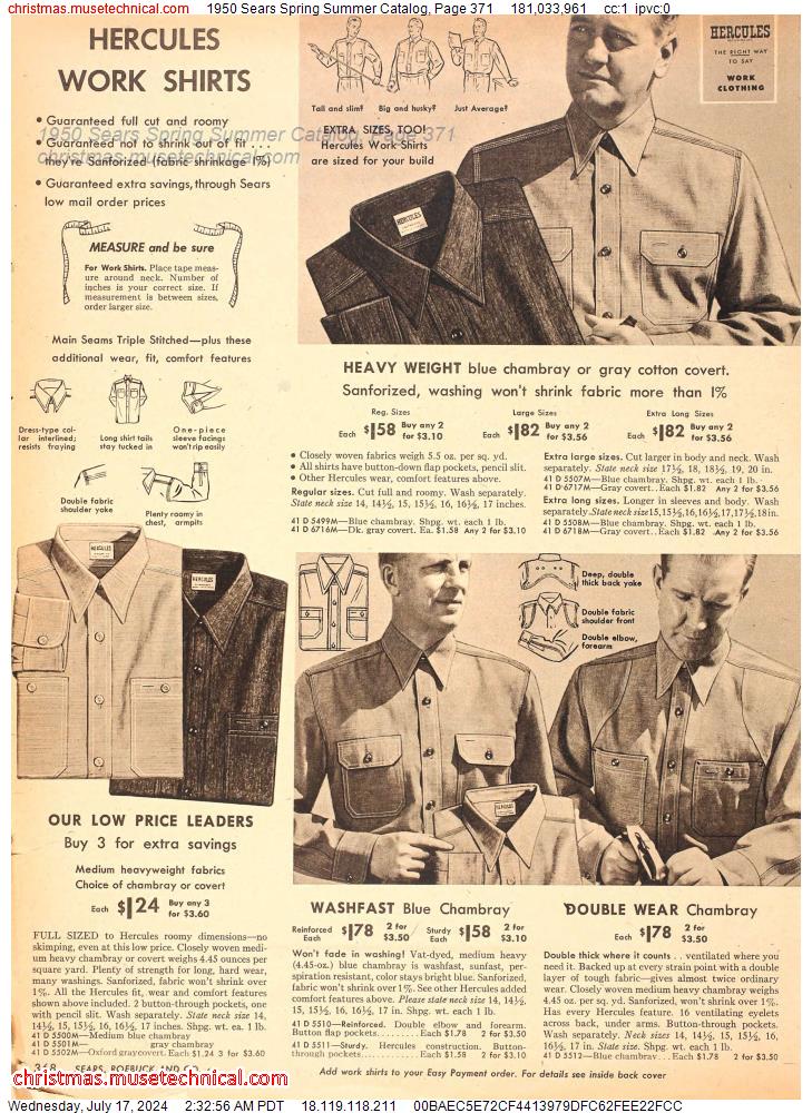 1950 Sears Spring Summer Catalog, Page 371