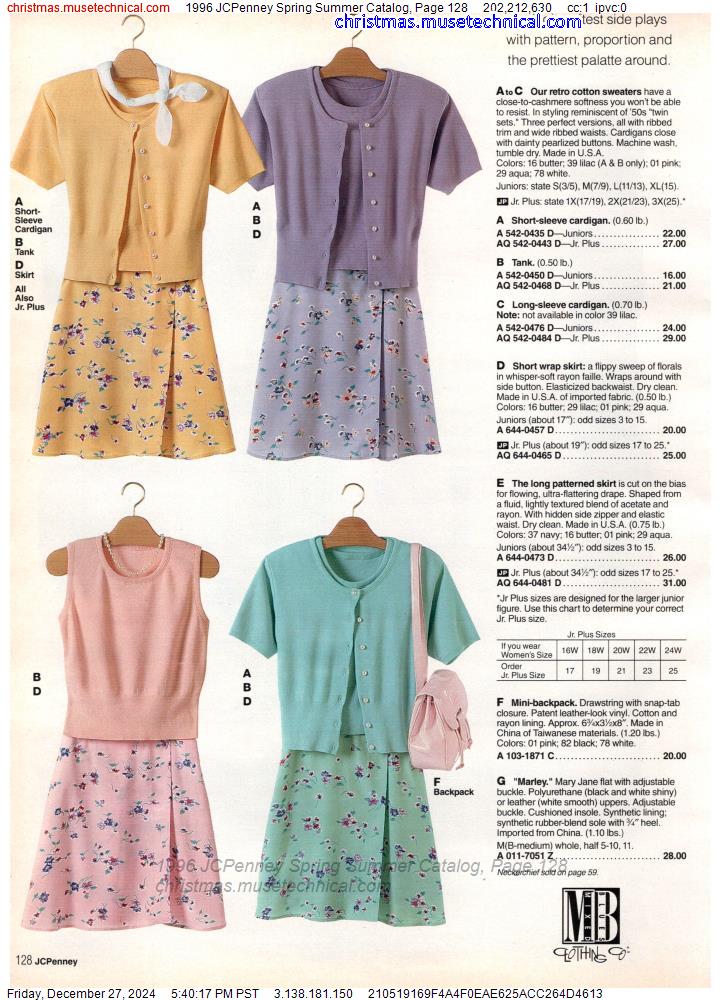 1996 JCPenney Spring Summer Catalog, Page 128