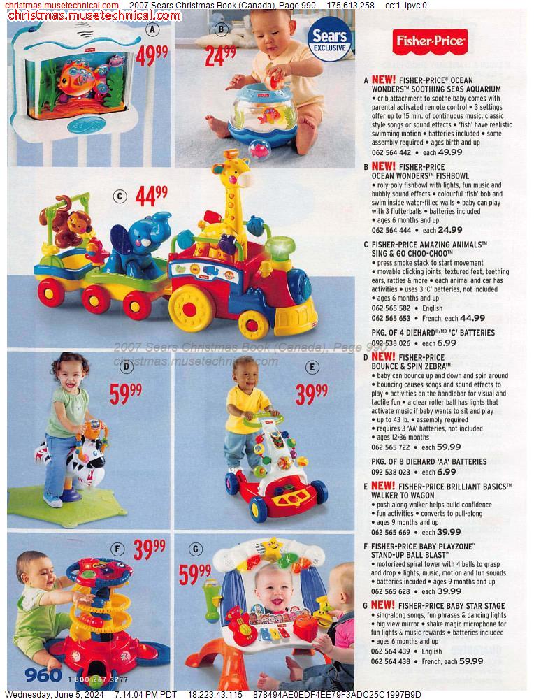 2007 Sears Christmas Book (Canada), Page 990