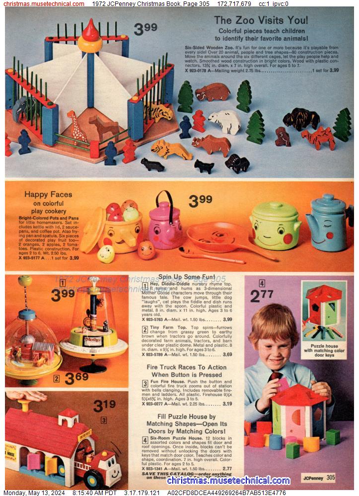 1972 JCPenney Christmas Book, Page 305