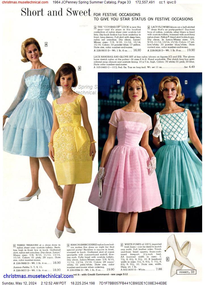 1964 JCPenney Spring Summer Catalog, Page 33