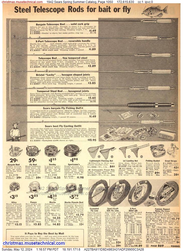 1942 Sears Spring Summer Catalog, Page 1050