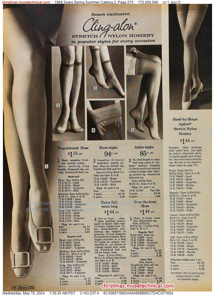 1968 Sears Spring Summer Catalog 2, Page 270