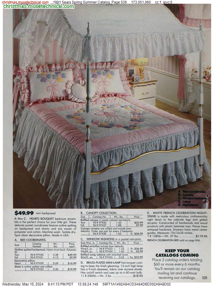 1991 Sears Spring Summer Catalog, Page 539
