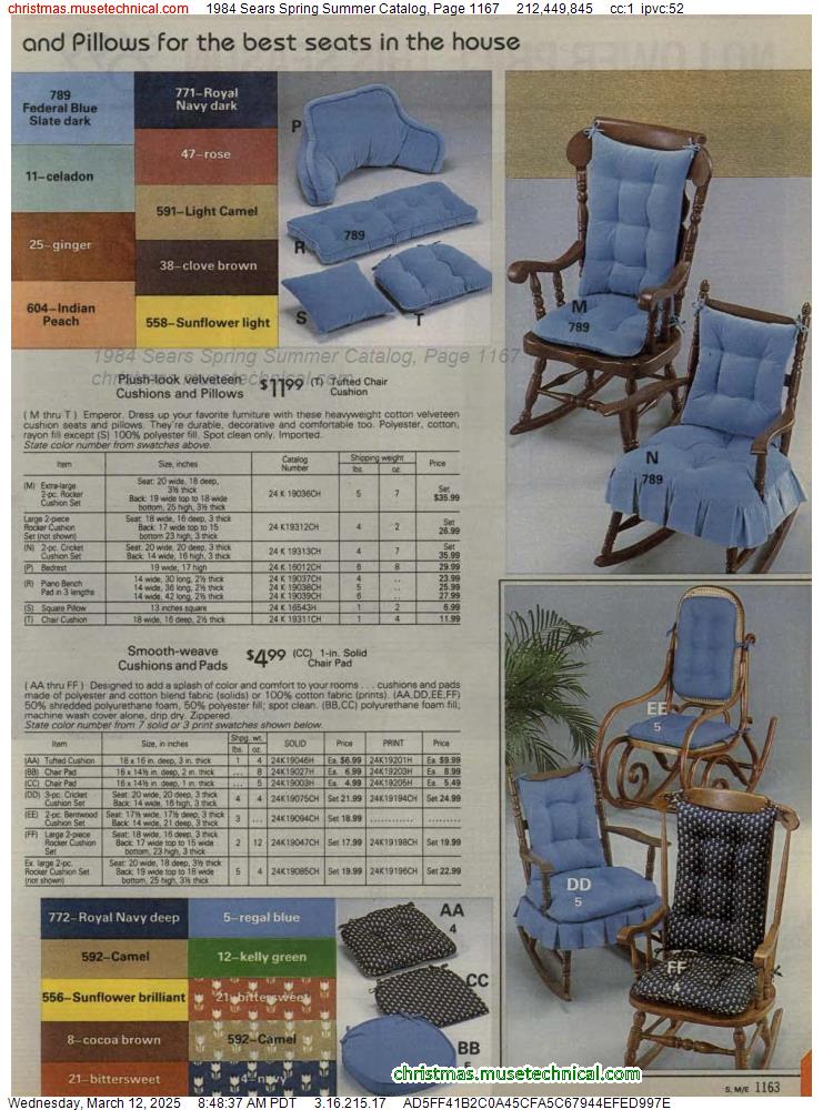 1984 Sears Spring Summer Catalog, Page 1167