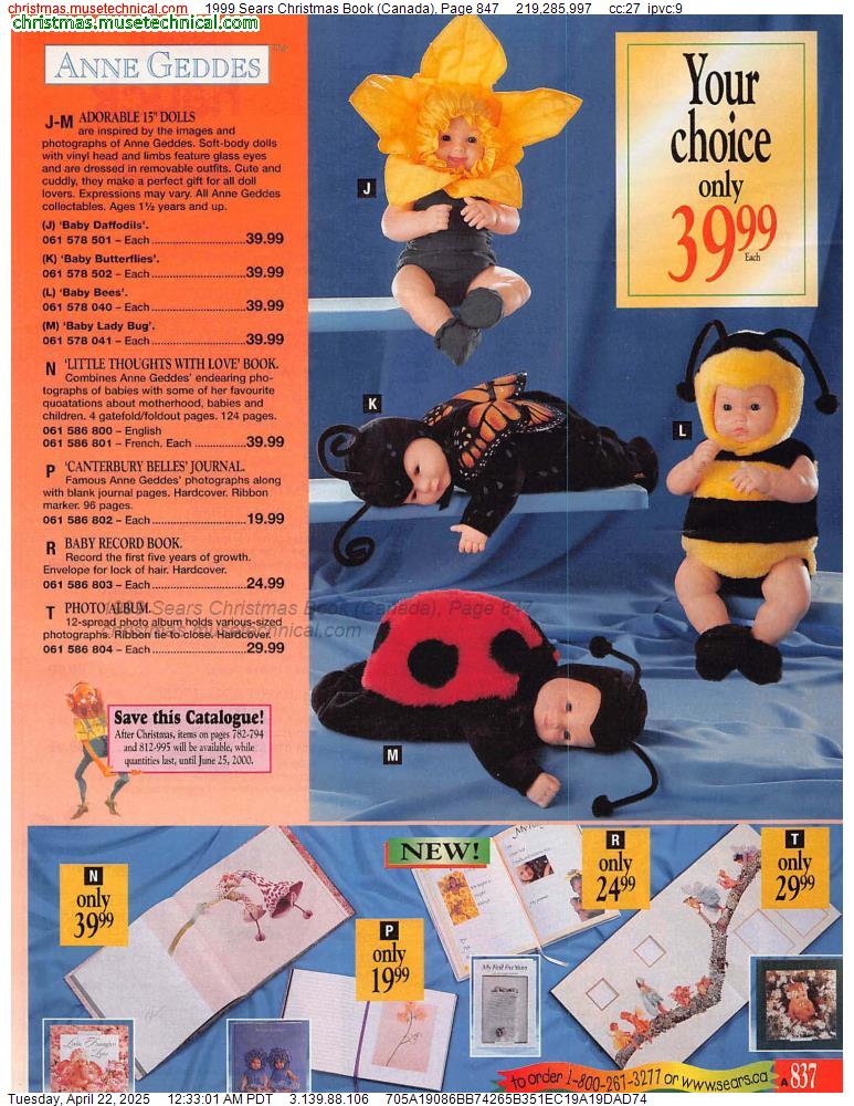 1999 Sears Christmas Book (Canada), Page 847