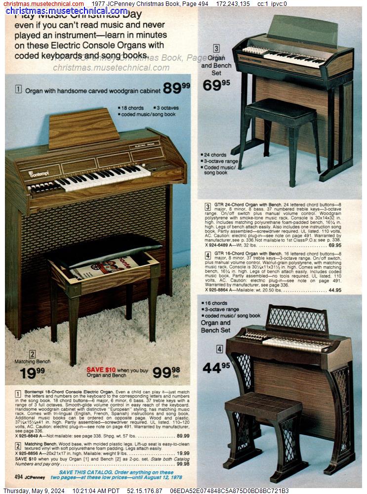1977 JCPenney Christmas Book, Page 494