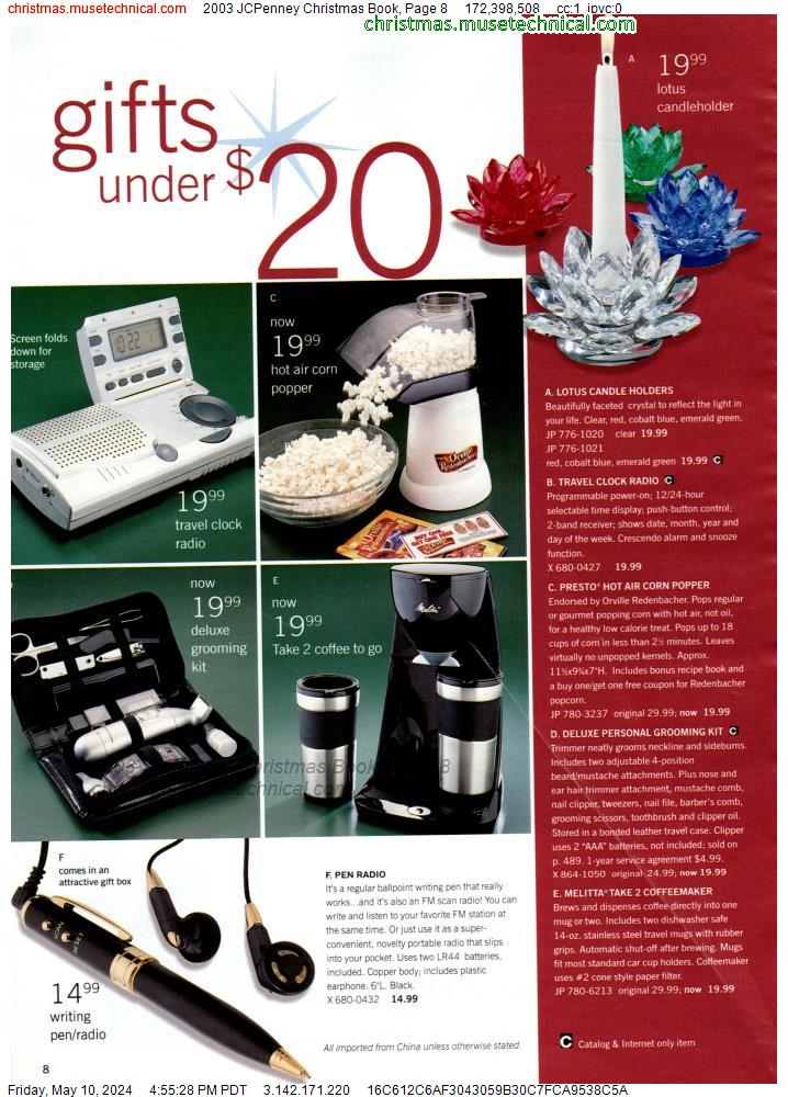 2003 JCPenney Christmas Book, Page 8