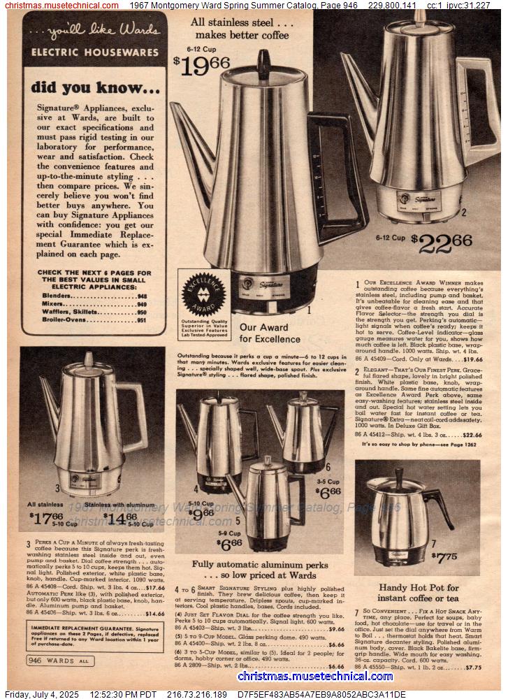 1967 Montgomery Ward Spring Summer Catalog, Page 946