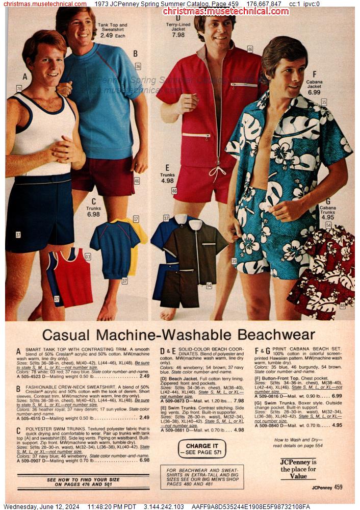1973 JCPenney Spring Summer Catalog, Page 459