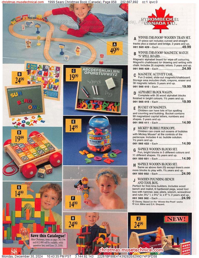 1999 Sears Christmas Book (Canada), Page 858