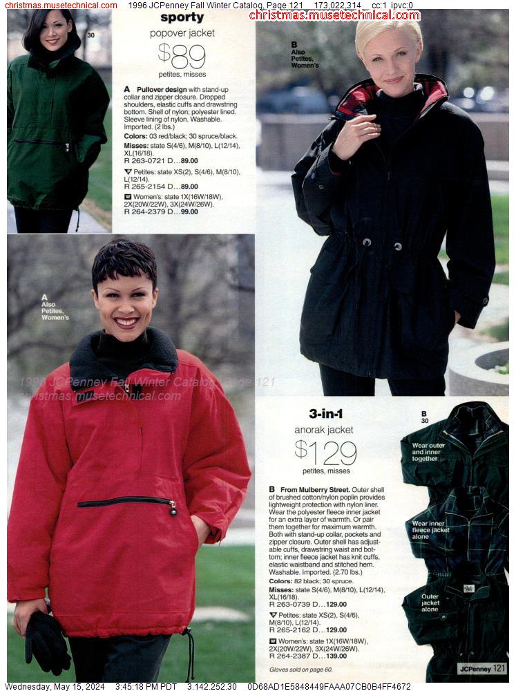 1996 JCPenney Fall Winter Catalog, Page 121