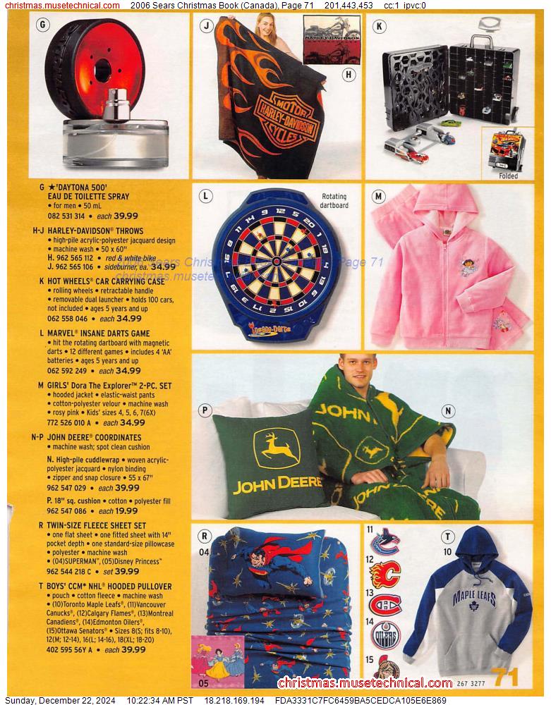 2006 Sears Christmas Book (Canada), Page 71