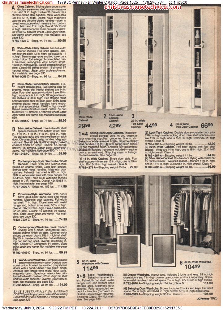 1979 JCPenney Fall Winter Catalog, Page 1025